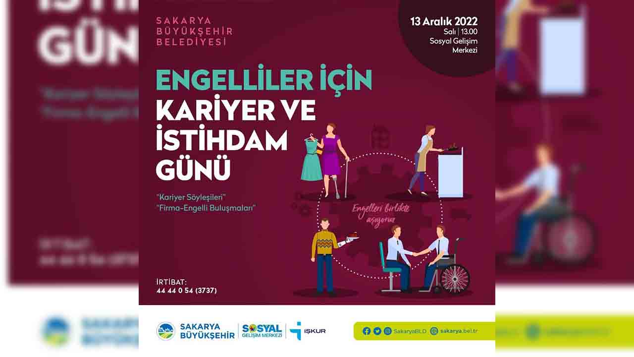Engelli bireyler için kariyer ve istihdam günü SGM’de