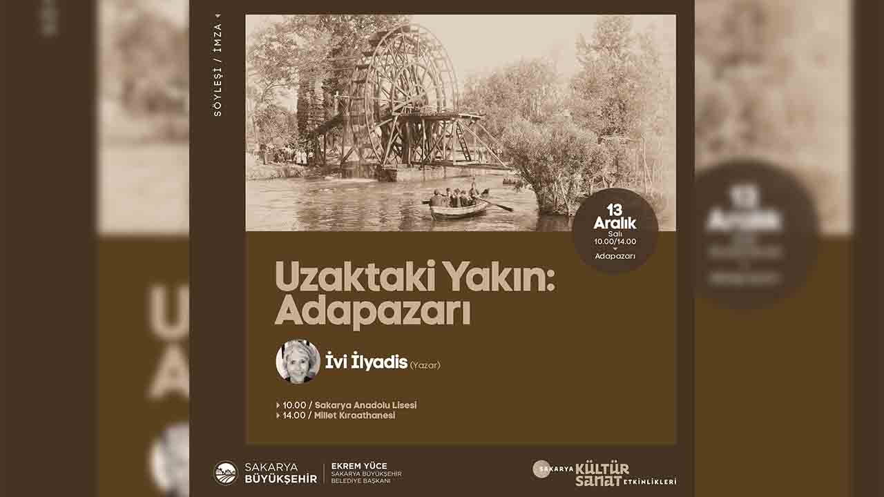 Kültür etkinlikleri “Uzaktaki Yakın: Adapazarı” programı ile devam edecek