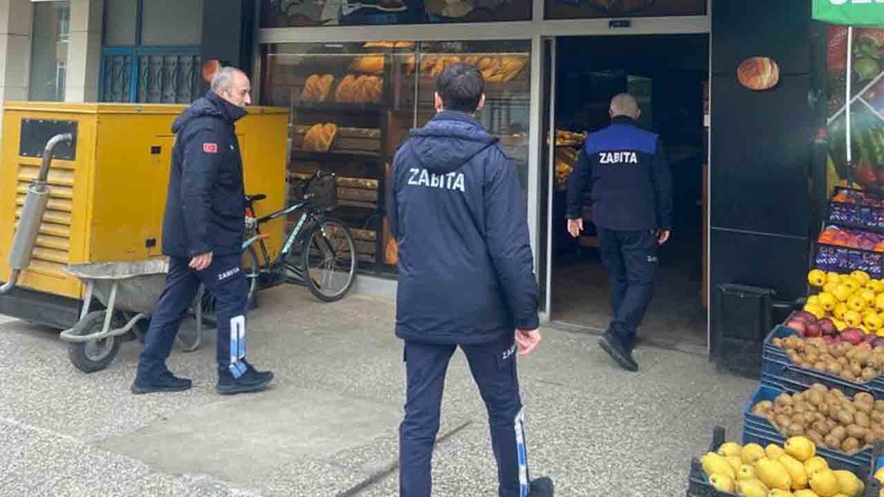 Zabıta Ekiplerinden Fırın denetimi