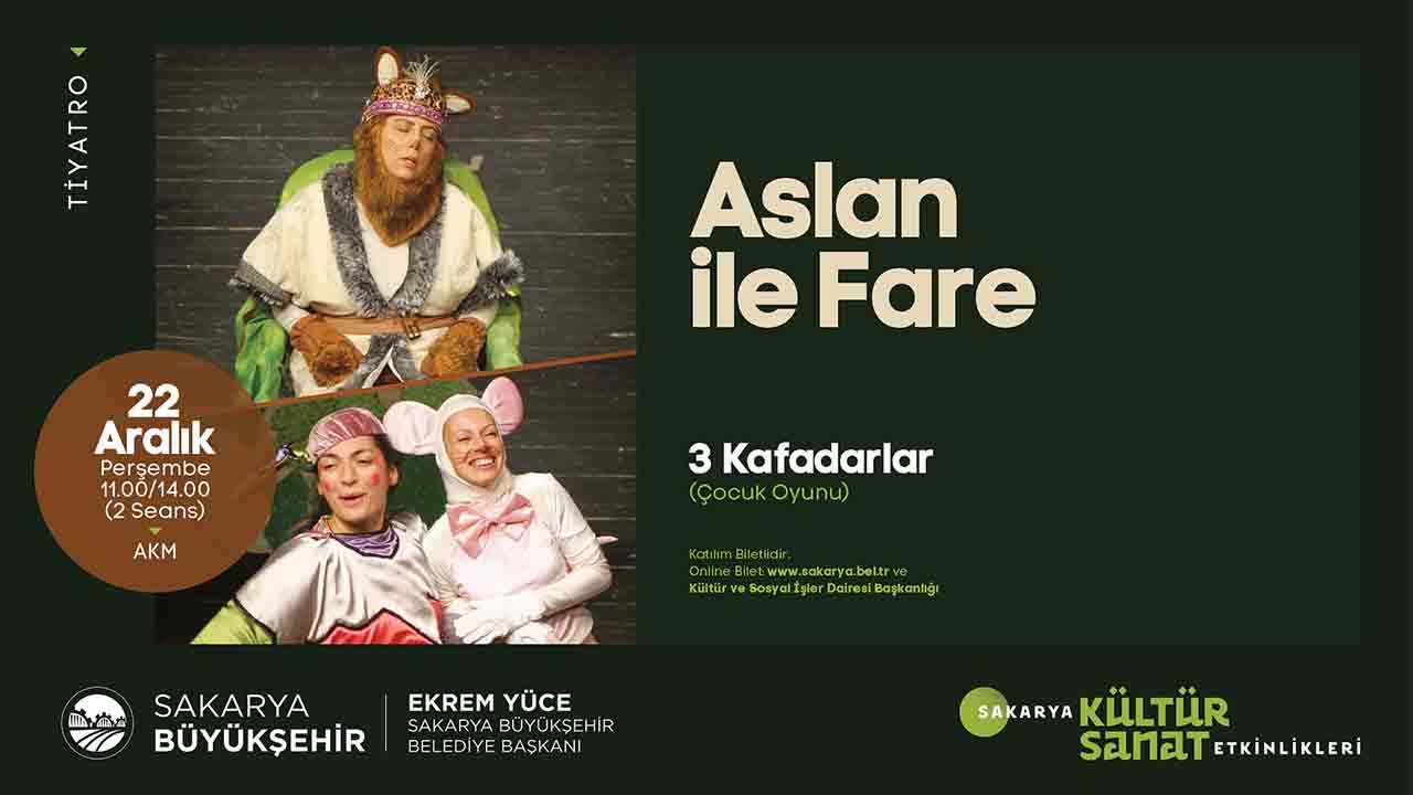 Büyükşehir etkinlikleri tiyatro gösterimleriyle devam edecek