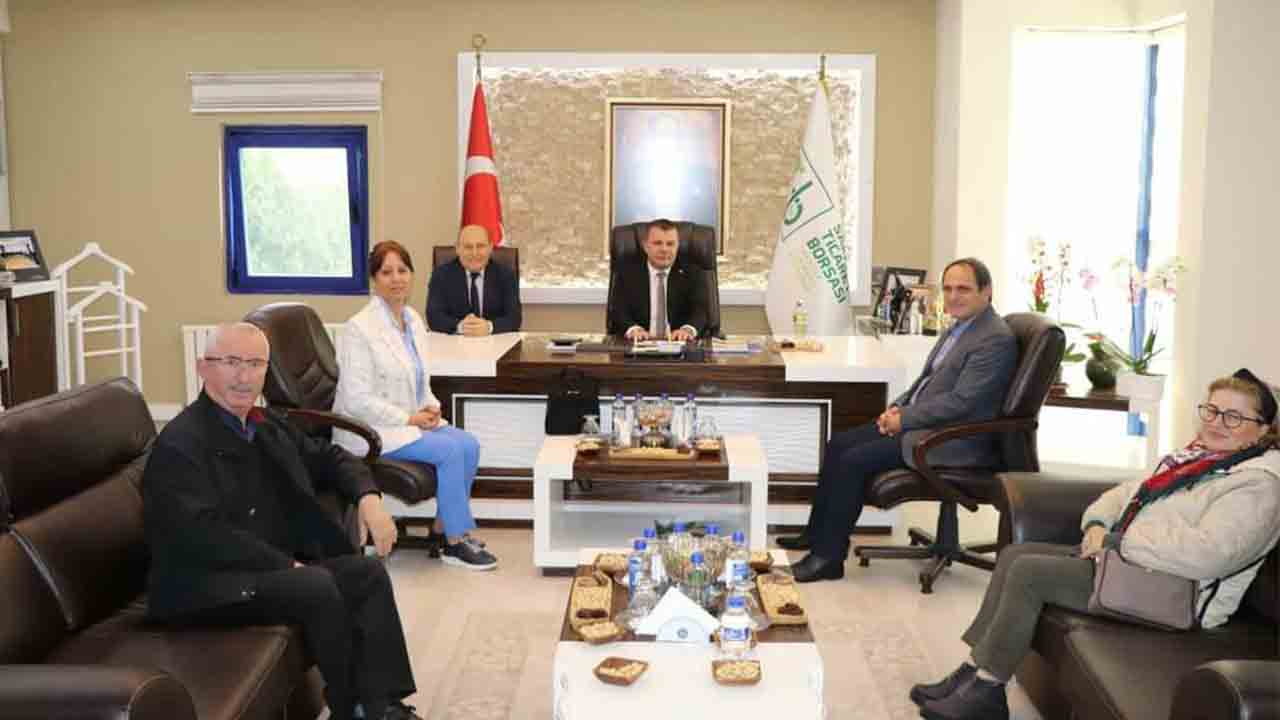 Başkan Keleş’ten Ticaret Borsası’na ziyaret