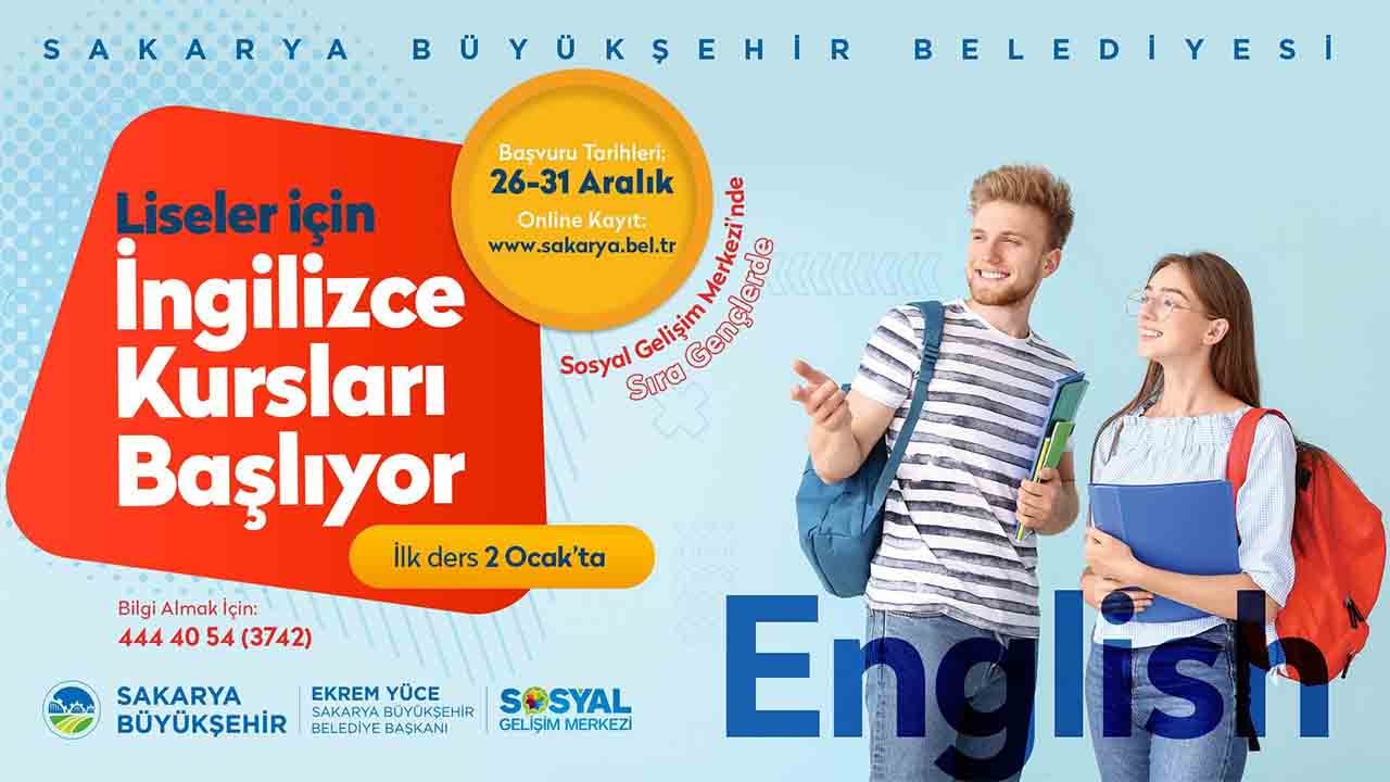 SGM’de lise öğrencilerine yönelik İngilizce kursları başlıyor