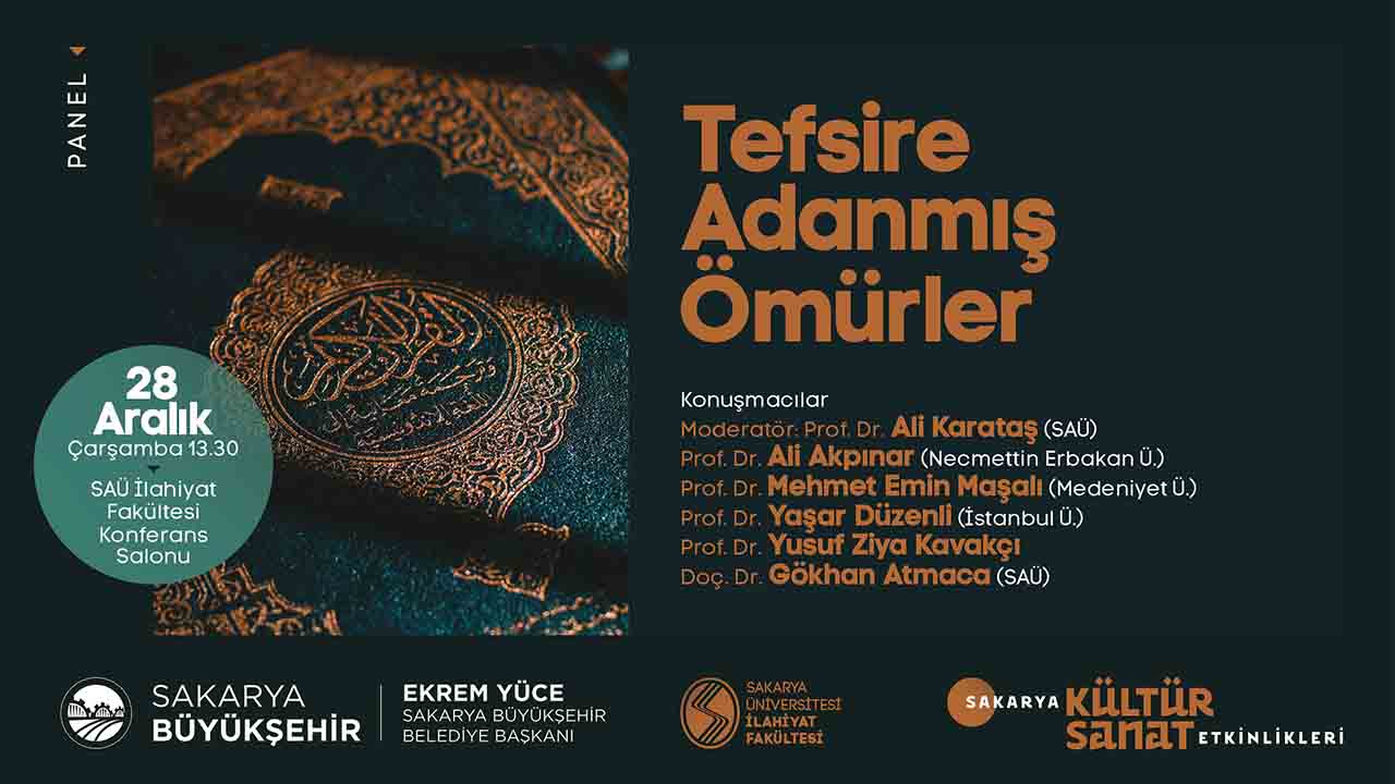 ‘Tefsire Adanmış Bir Ömür’ programı yine değerli isimleri ağırlayacak