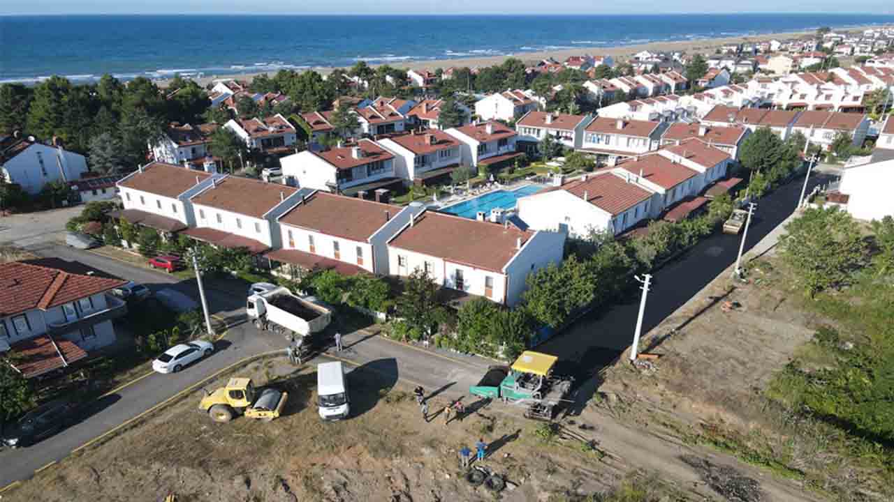 Kocaali’de 40 bin 500 ton asfalt atıldı