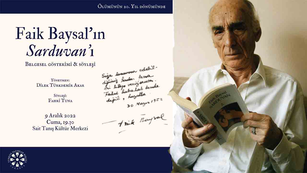 Faik Baysal Ölümünün 20. Yıl Dönümünde anılacak