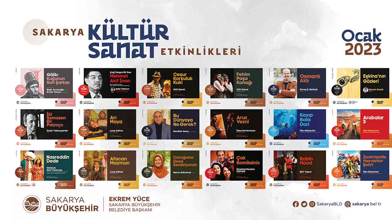 Büyükşehir Ocak kültür sanat etkinliklerinde takvim belli oldu