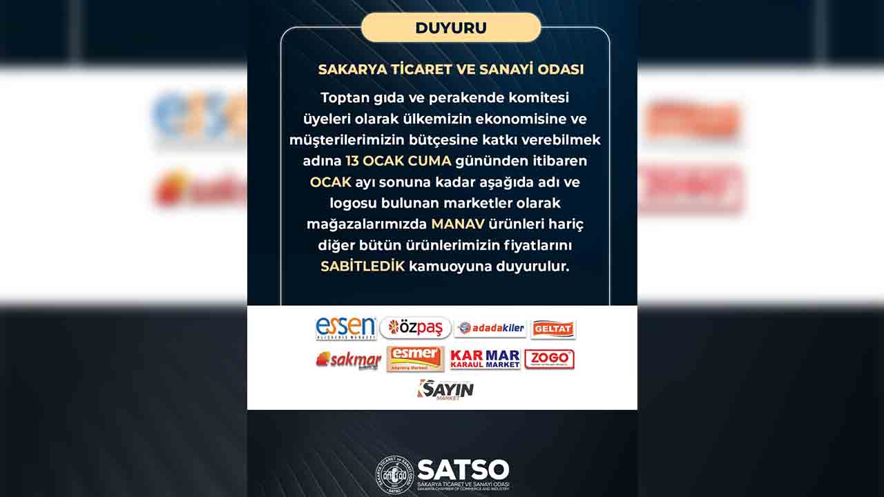 Ürün fiyatı sabitleme hareketine yerel zincir marketler de katılıyor