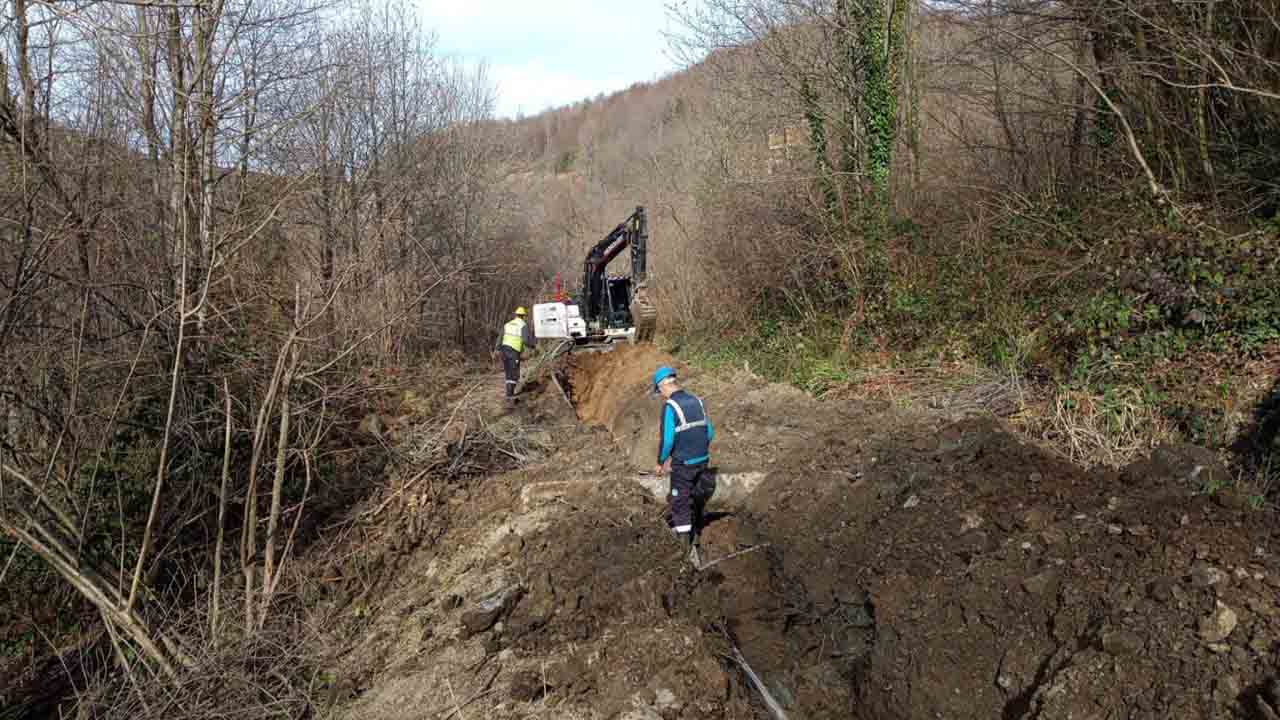 Sapanca İkramiye Mahallesi’ne Büyükşehir’den yeni içme suyu hattı