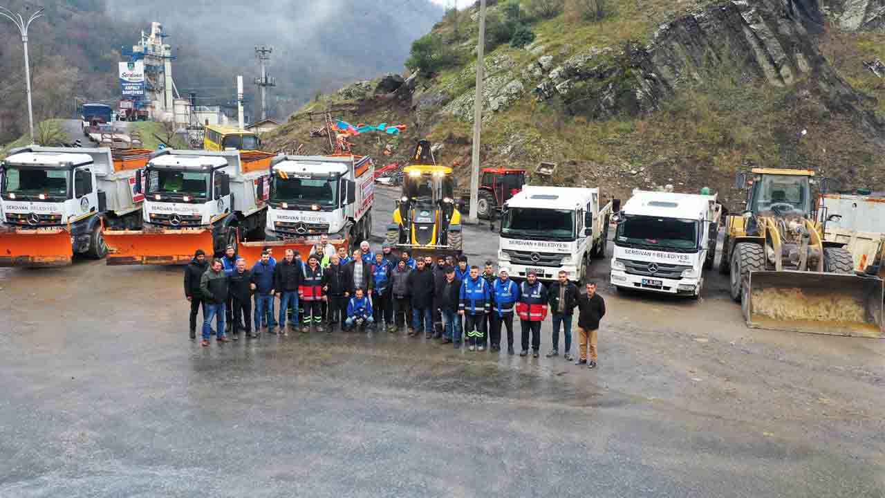 Serdivan Belediyesi kışı karşılamaya hazır