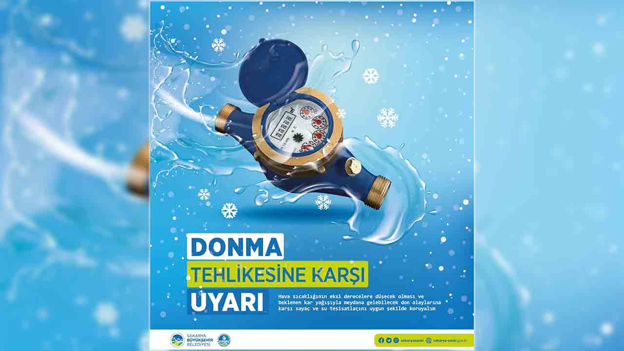 Büyükşehir Belediyesi’nden vatandaşlara su sayaçları için önemli uyarı