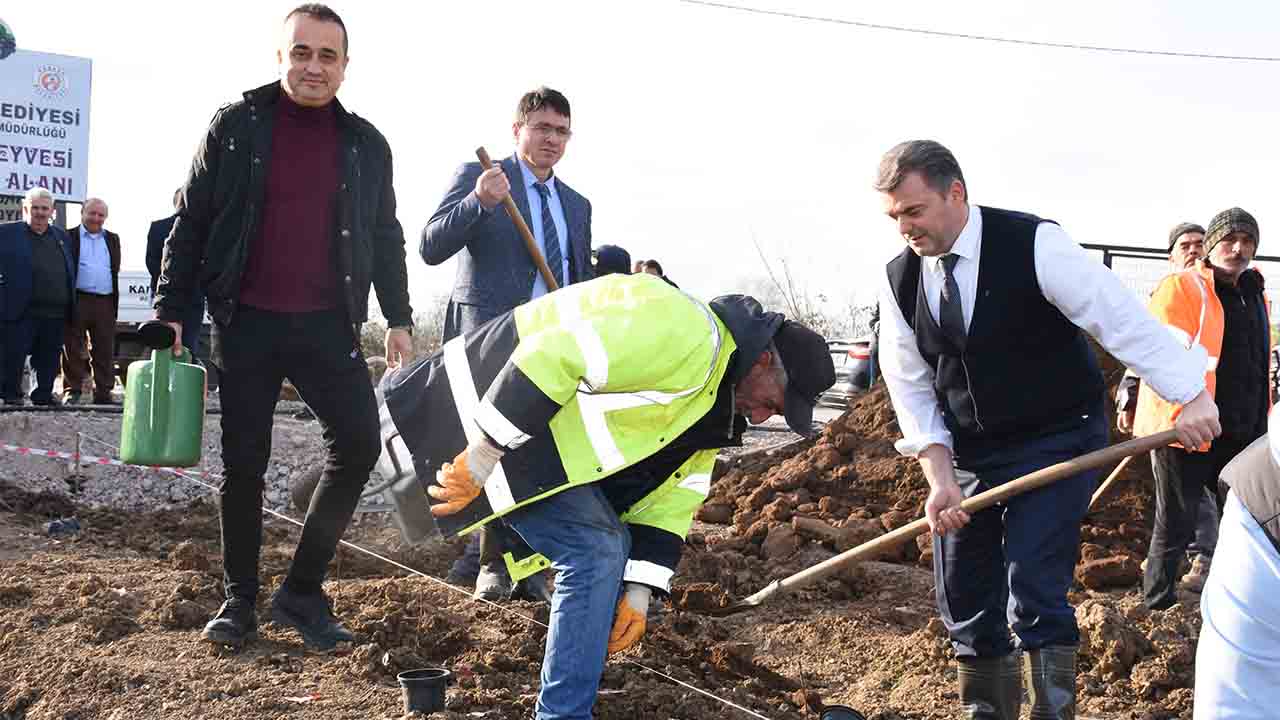 Aronya Fidanları Toprakla Buluştu