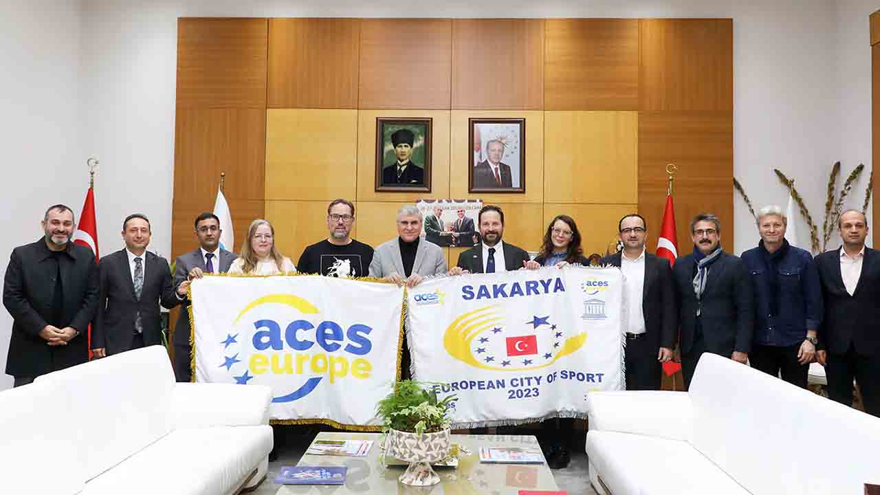 Avrupa Spor Şehri bayrağı Sakarya’da