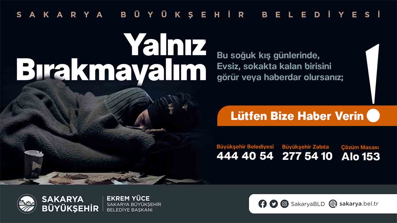 Büyükşehir soğuk kış günlerinde yanınızda