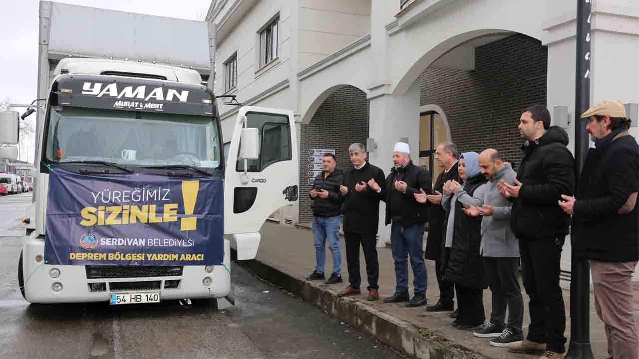 Serdivan’dan Deprem Bölgesine 23’üncü Yardım Tırı