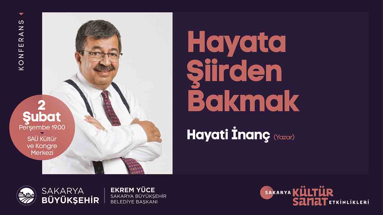 Şubat etkinlikleri Hayati İnanç konferansıyla başlıyor