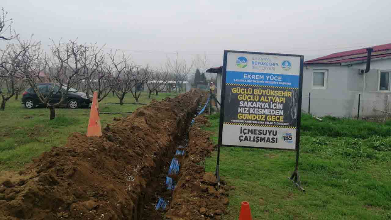 Büyükşehir’den Pamukova Fevziye Mahallesi’ne kesintisiz içme suyu