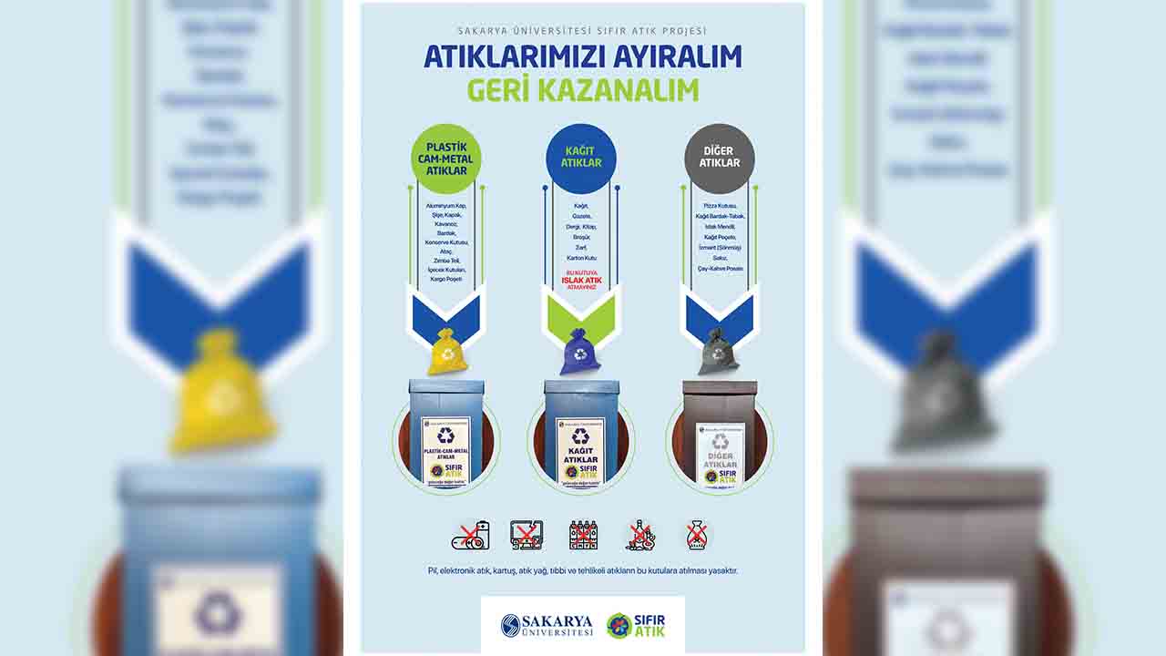 SAÜ, Sıfır Atık Projesi ile Farkındalık yaratmayı hedefliyor