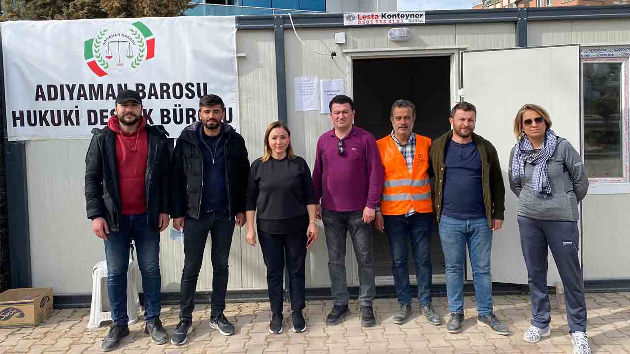 Baro Başkanı Yıldız 8 Mart’ta Adıyaman ve Maraş’taydı