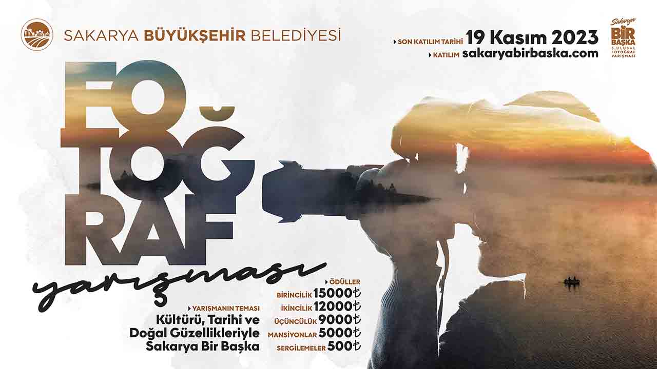 3. Ulusal Sakarya Bir Başka fotoğraf yarışması başladı