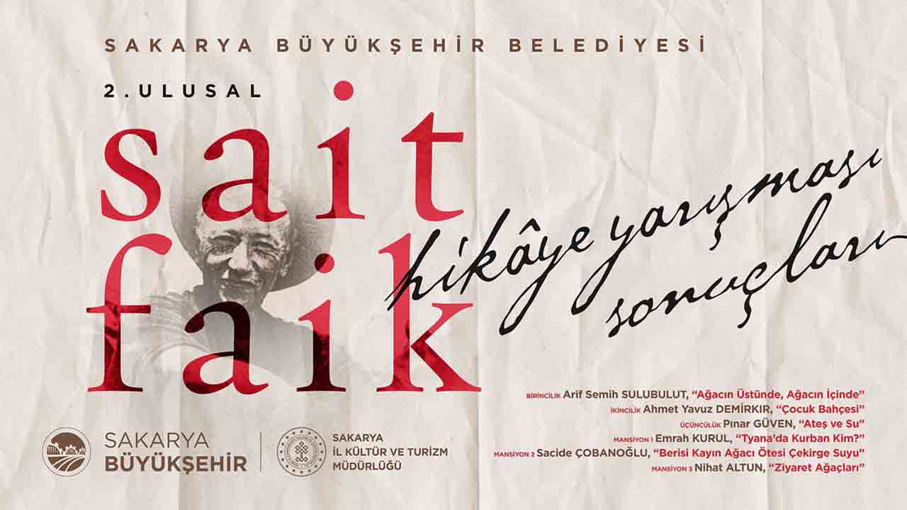 2. Ulusal Sait Faik Abasıyanık Hikaye Yarışması’nın sonuçları belli oldu